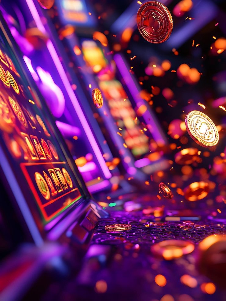 Layar demonstrasi permainan blackjack dengan dealer langsung